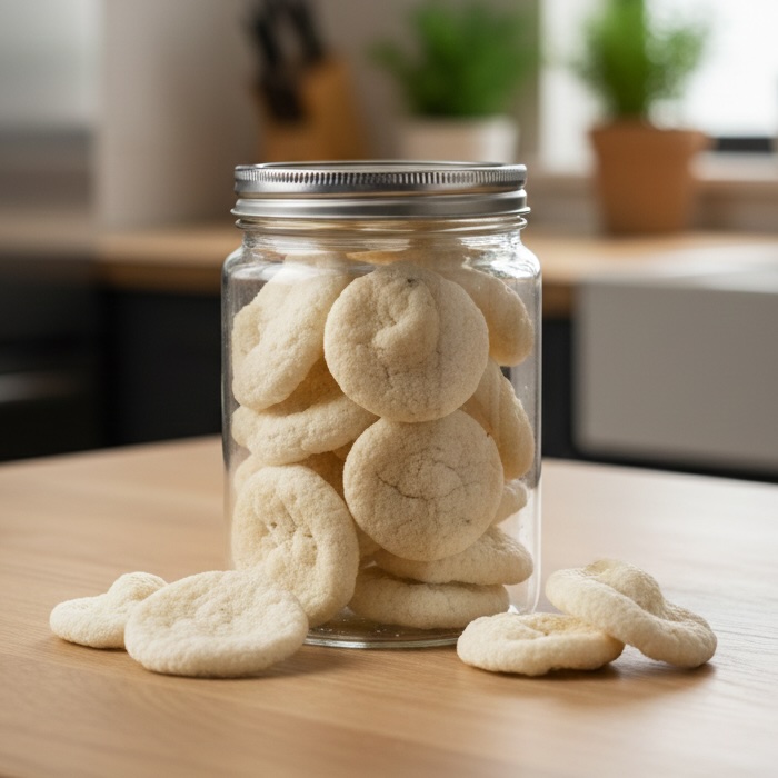Traditional Odia kakharu badi made with ash gourd and urad dal