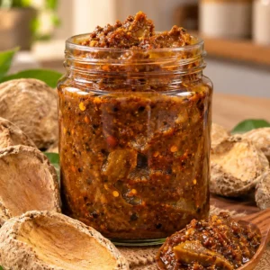 Ambula Rai sweet and sour dry mango pickle in Odia style