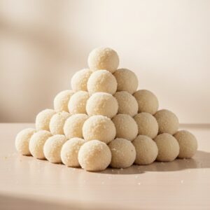 Raskadam milk sweet with creamy outer layer and soft centre