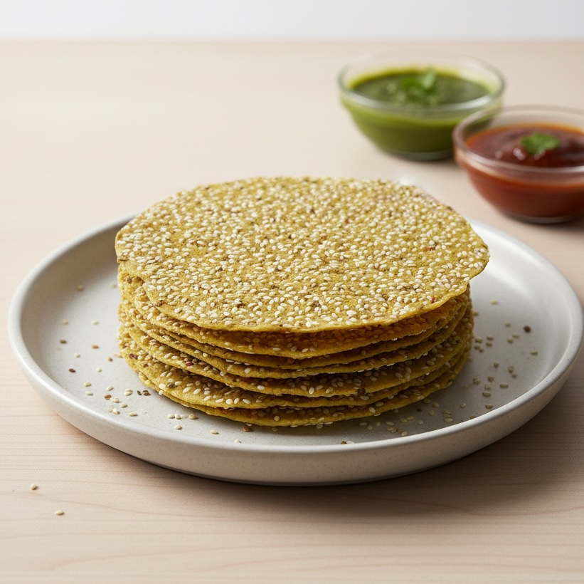 ajwain papad juani papad handmade from Berhampur Odisha