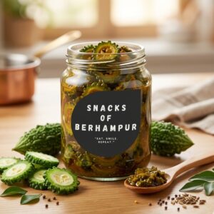 Bitter gourd karela pickle spicy traditional pickle