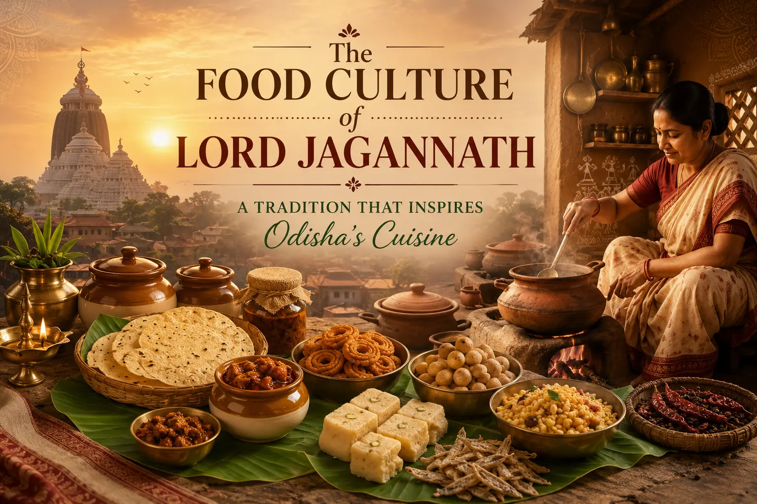 The food culture of Lord Jagannath inspiring traditional Odisha cuisine